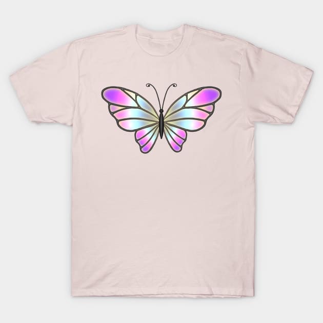 Butterflies Parple T-Shirt by Samr Shop